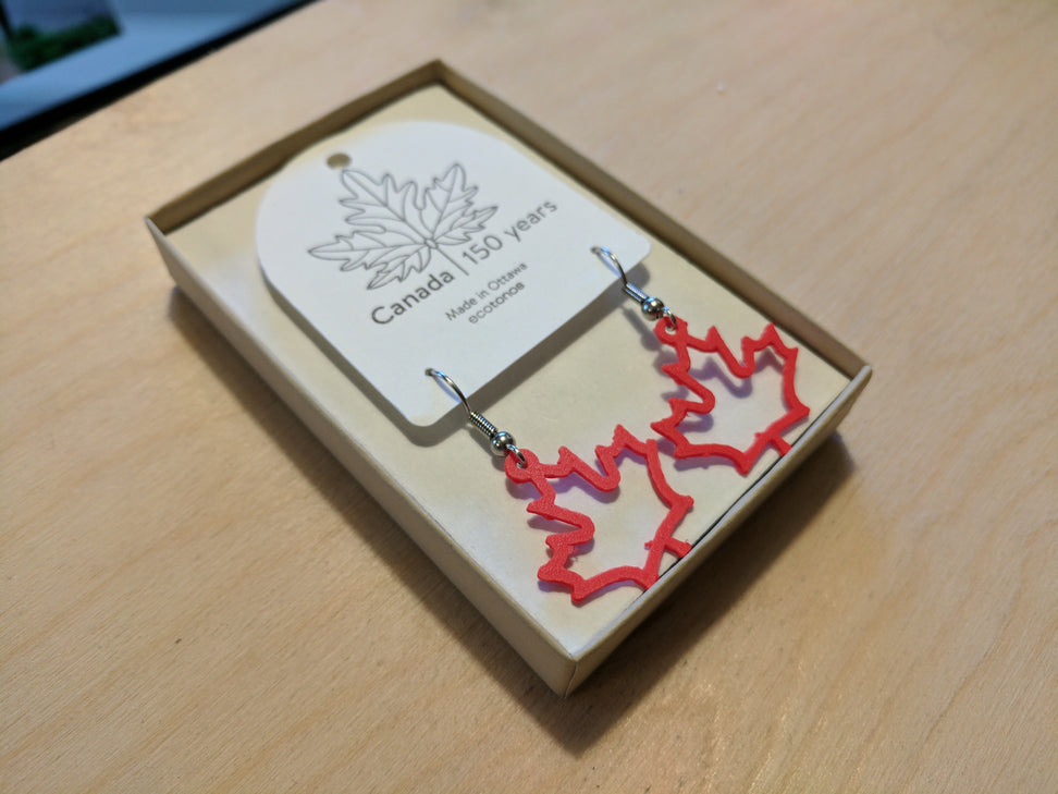 2017 Canada Day earrings